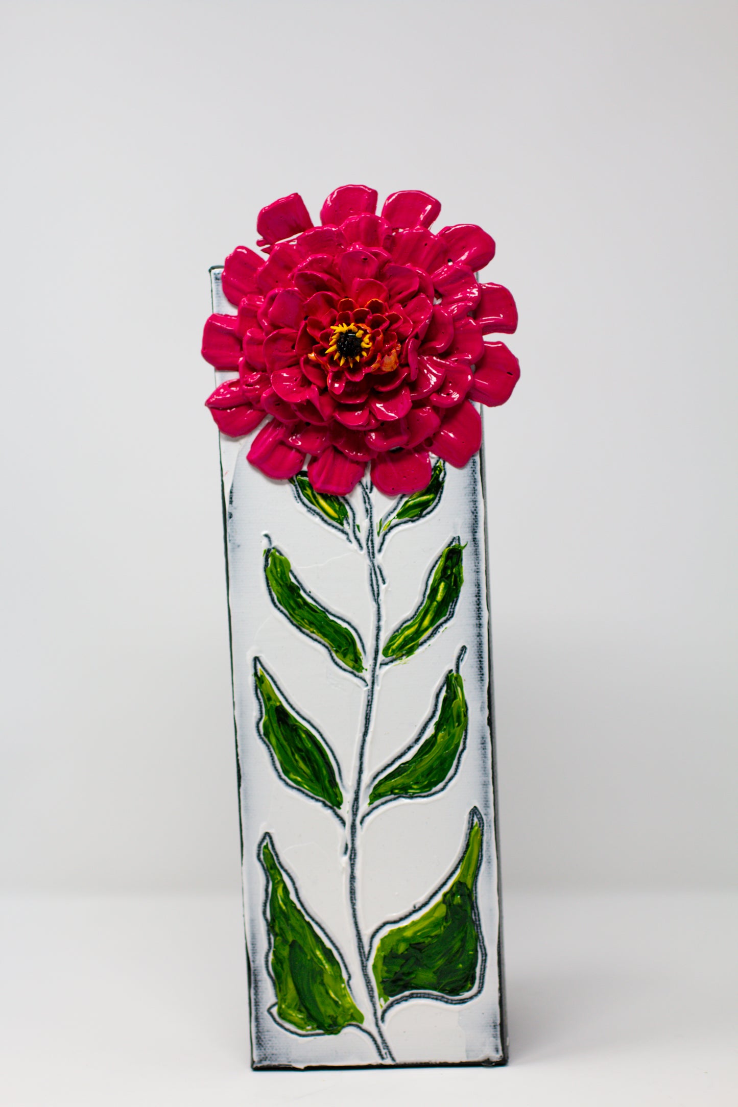 Hot Pink Large Dahlia