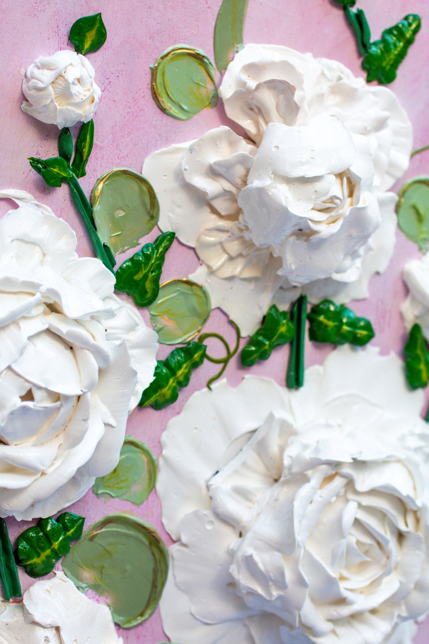 Roses in Chinoiserie Vase