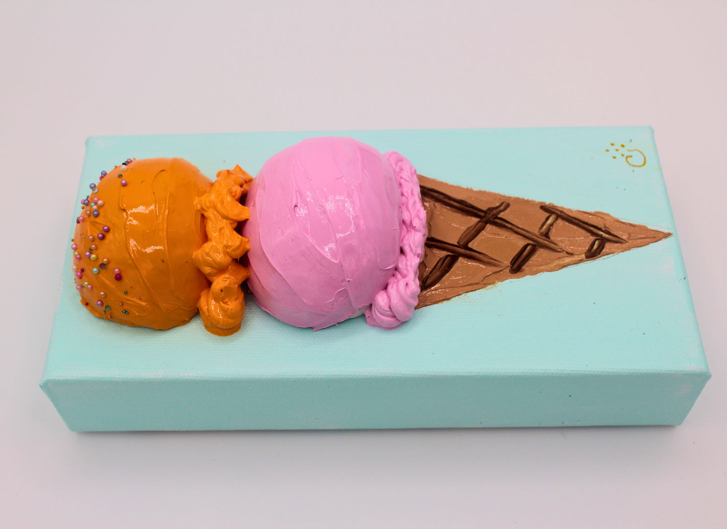 Two Scoop Ice Cream - Strawberry and Orange