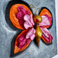 Pink and Orange Butterly