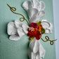Small Cross with Flowers