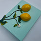 Lemons - Blue Background