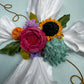 Large Cross with Flowers