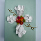 Small Cross with Flowers