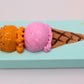 Two Scoop Ice Cream - Strawberry and Orange