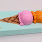 Two Scoop Ice Cream - Strawberry and Orange
