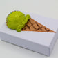 Lime One Scoop Ice Cream Cone